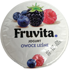 Йогурт зі смаком лісових ягід Fruvita 400g