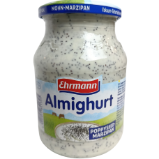 Йогурт в склі зі смаком мак-марципан Almighurt Poppyseed-Marzipan Ehrmann 500g