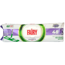 Вологі серветки, запаски для швабри з ароматом лаванди Fairy 50шт