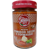 Соус Песто з сушеними томатами  Pesto pomodori secchi e formaggio Polli 190g