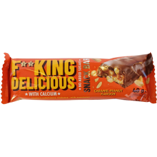 Баточик зі смаком карамелі та арахісу без цукру Fit King Delicious AllNutrition 40g
