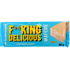 Вафлі з молочним кремом без вмісту цукру Fitking Delicious 80g