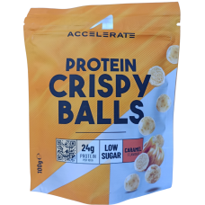 Протеїнові рисові кульки зі смаком карамелі Protein crispy balls Accelerate 100g