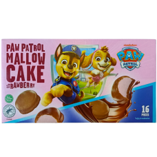 Маршмелоу на печиві в молочному шоколаді полуничне Mallow Cake Paw Patrol 200g