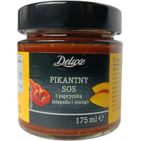 Соус пікантний з перцем халапеньо та манго Pikantny sos Deluxe 175ml