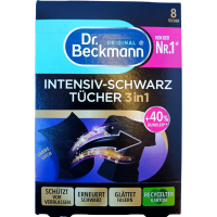 Серветки для збереження чорного кольору Dr. Beckmann 8 штук