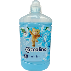 Кондиціонер для білизни парфумований Синій сплеск Blue Splash Coccolino 1700ml 68 прань