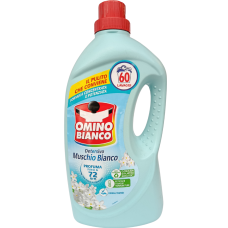 Гель для прання концентрований універсальний Білий мускус Omino Bianco Muschio Bianco 60 прань 2400ml