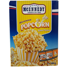 Поп-корн для мікрохвильовки popcorn butter flavour Mcennedy