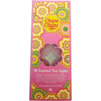 Аромасвічки Полуничний крем Chupa Chups Cherry 10шт