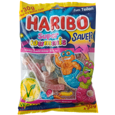 Желейні цукерки з кислинкою Saper Wummis Haribo 205g