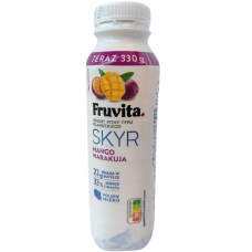Питний йогурт зі смаком манго та маракуї Skyr Fruvita 330g