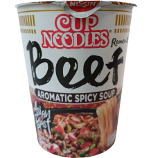 Локшина швидкого приготування з яловичиною Beef Cup Noodles 64g