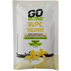 Концентрат сироваткового протеїну зі смаком ванілі Whey Protein Concentrate Go Active 30g