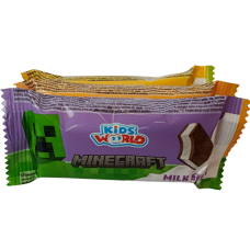 Бісквітний батончик Kids World Minecraft 3шт
