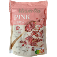 Кранчі з червоною смородиною, полуницею та кіноа Pink Crunchy Vitanella 300g