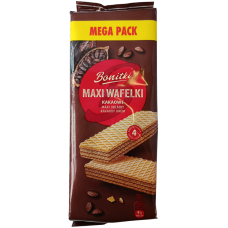 Вафлі з какао-кремом Maxi Wafelki Bonitki 450g