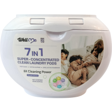 Суперконцентровані капсули для прання 7in1 WellMe 40шт