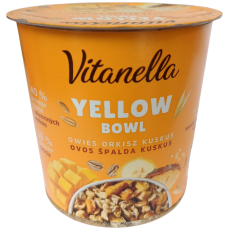 Суміш цільнозернових пластівців з додаванням манго, ананаса та банана Vitanella 80g