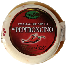 Сир овечий з перцем чилі Formaggio misto Peperoncino tre Valli 180g
