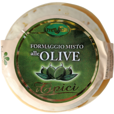 Сир овечий з оливками Formaggio misto Olive tre Valli 180g