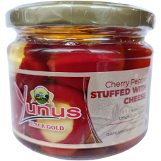 Перці червоні фарштрований м'яким сиром Yunus 290g