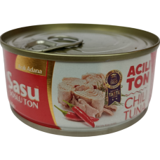 Тунець з перцем чиллі в рослинній олії Sasu Soslu Ton 160g