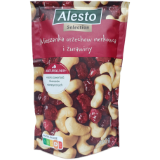 Мікс кеш’ю і журавлина Cashew & Cranberry Mix Alesto 200g