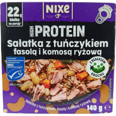 Протеїнлвий салат з квасолі, тунця та кіноа Nixe 140g