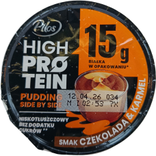 Протеїновий пудинг без доданого цукру зі смаком шоколаду та карамелі High Protein Pilos 150g