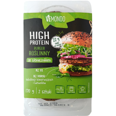 Рослинні котлети  з насінням соняшника для бургеру Burger Roslinny Vemondo 170g
