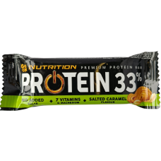 Батончик протеїновий зі смаком соленої карамелі Protein 33% Nutrition 50g