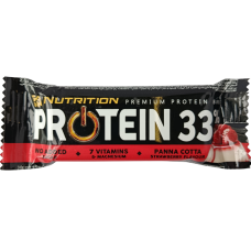 Батончик протеїновий зі смаком панна-коти Protein 33% Nutrition 50g