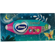 Сухі серветки в боксі Deluxe Magic Garden Zewa 90шт