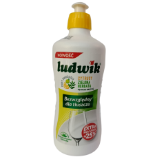 Рідина для миття посуду з ароматом цитрусу і зеленого чаю Ludwik 450g