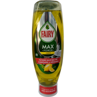 Засіб для миття посуду з ароматом лимона Max Power Lamaie Fairy 730ml