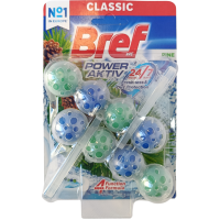 Освіжувач в унітаз Bref power activ sosna 2*50g
