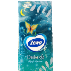Сухі серветки Deluxe Magic Garden Zewa 10шт