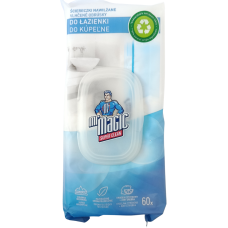 Вологі серветки для прибирання ванної кімнати Do Lazienki MrMagic 60шт