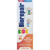 Зубна паста дитяча з персиковим смаком без фтору захист емалі і від карієсу 0-6років Biorepair 50ml