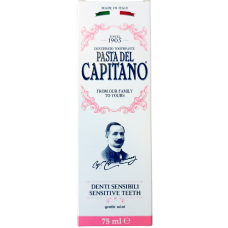 Зубна паста для чутливих зубів  Sensitive Pasta del Capitano 75ml