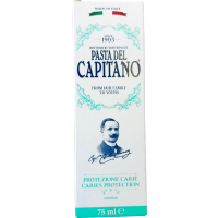 Зубна паста захист від карієсу Protezione caries Pasta del Capitano 75ml