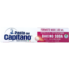 Зубна паста для білизни зубів  Baking soda Pasta del Capitano 100ml