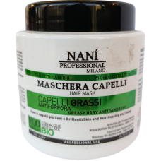 Маска для жирного волосся і проти лупи Nani professional Milano 500ml