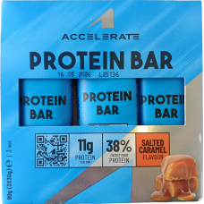 Протеїнові батончики зі смаком карамелі Protein Bar Accelerate 3*30g
