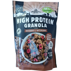 Гранола протеїнова з смаком брауні з вишнею Crownfield 200g