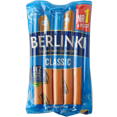 Сосиски Берлінки класичні Berlinki Morliny 250g