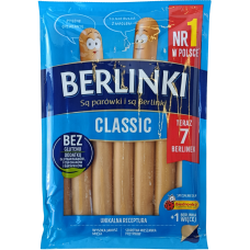 Сосиски Берлінки класичні Berlinki Morliny 315g