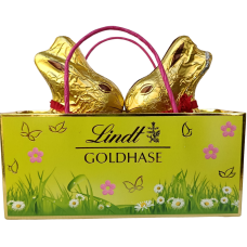 Шоколадні зайчики в сумочці Goldhase Lind 2шт 100g