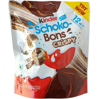 Цукерки з какао-молочним кремом Schoko-Bons Crispy Kinder 67.2g